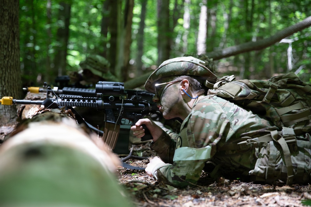 1-150th Calvary Regiment trains infantry skills during annual training