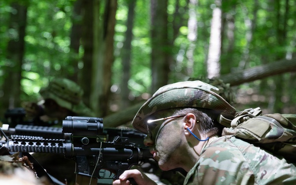 1-150th Calvary Regiment trains infantry skills during annual training