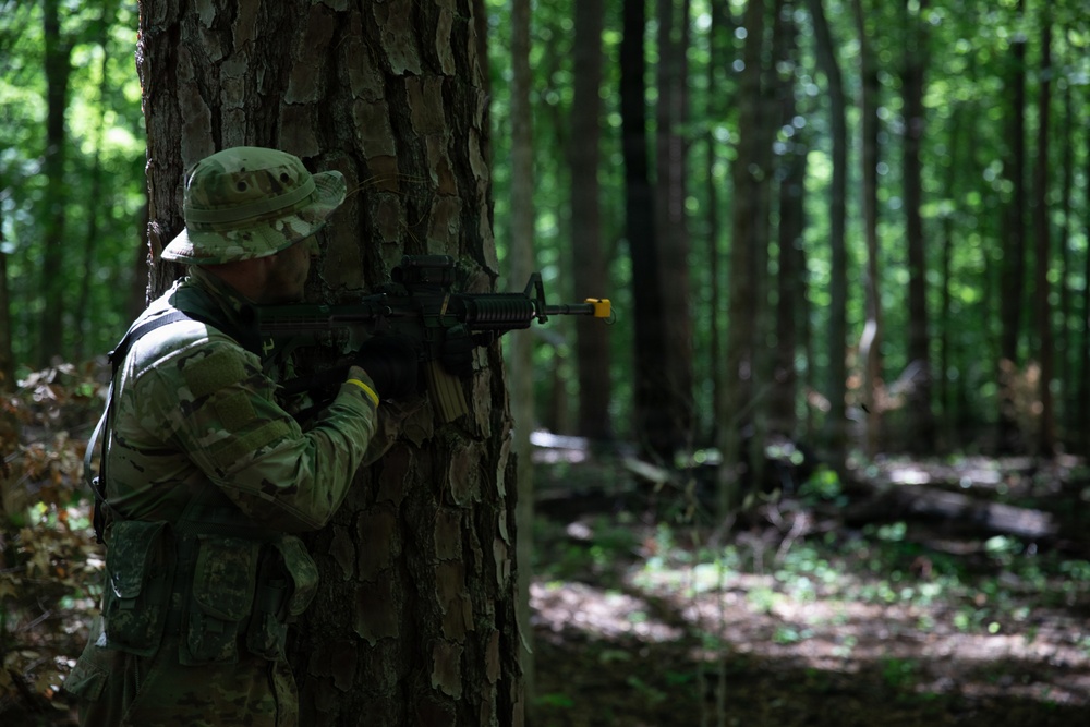 1-150th Calvary Regiment trains infantry skills during annual training