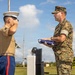 Master Gunnery Sgt. Gene Collins retires