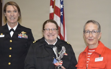 MOAA Junior Officer of Year recognition for Naval Hospital Bremerton MSC officer