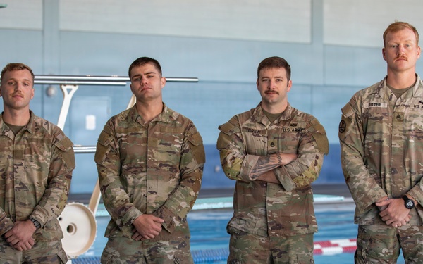 218th Maneuver Enhancement Brigade hosts a Combat Water Survival Test on Fort Gordon