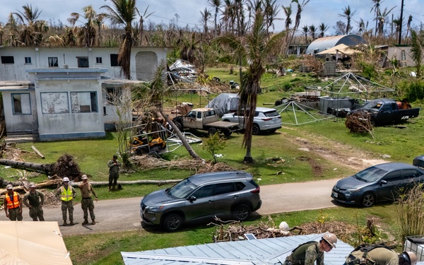 NMCB 1 Supports Roofing Mission in Tinian
