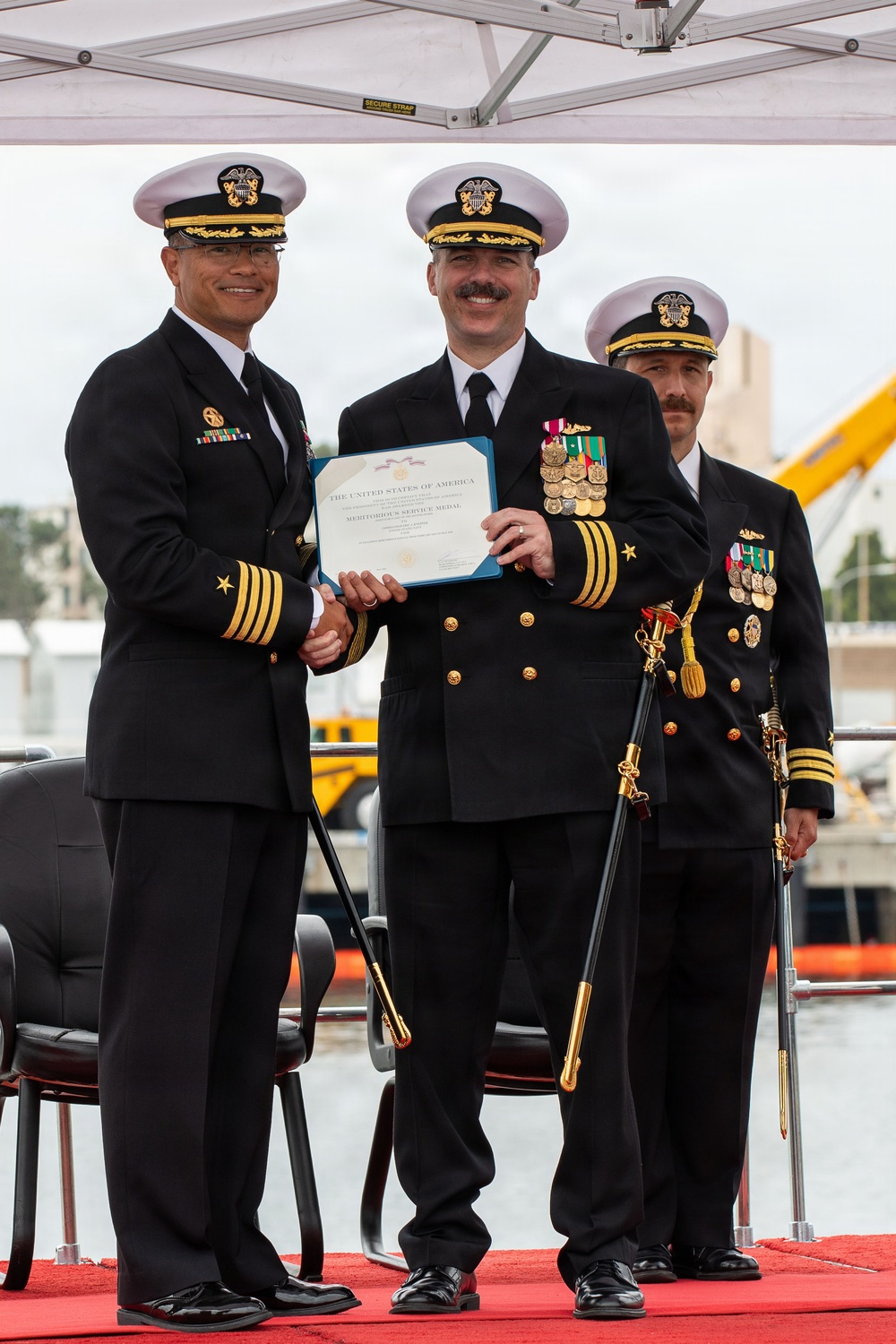 USS Santa Fe Holds Change of Command