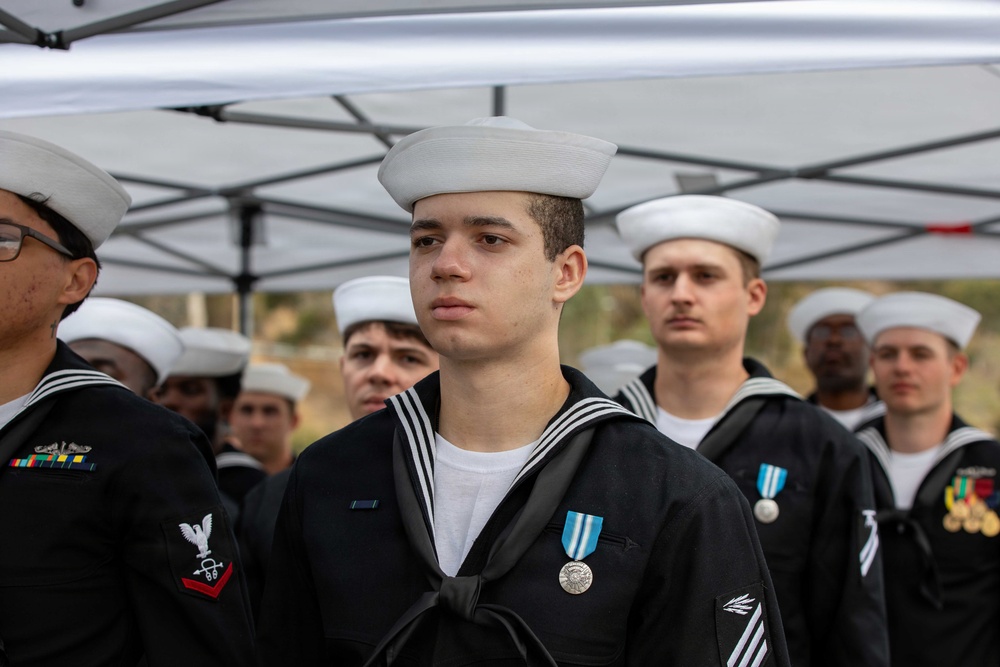 USS Santa Fe Holds Change of Command