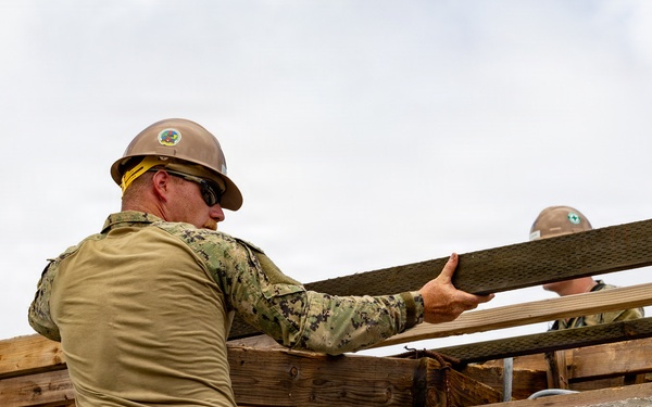 NMCB 1 Supports Roofing Mission in Tinian