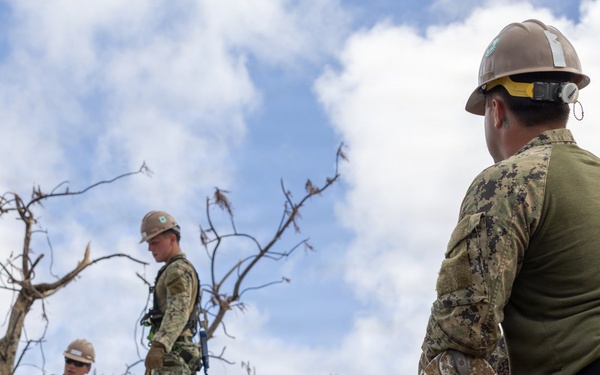NMCB 1 Supports Roofing Mission in Tinian