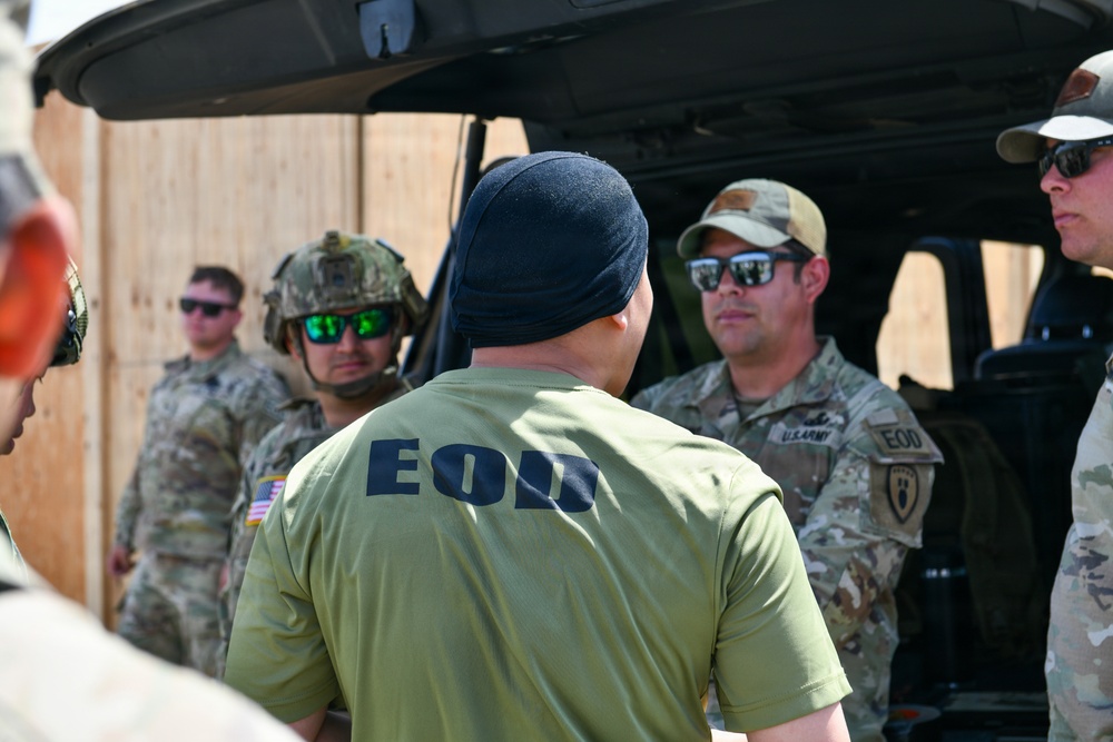 EOD training operation between U.S. and Singapore during Exercise Tiger Balm 2026