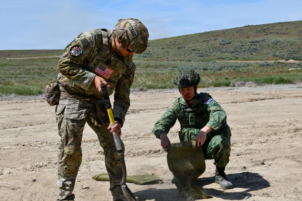 EOD training operation between U.S. and Singapore during Exercise Tiger Balm 2026