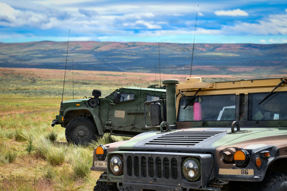Bravo Battery, 1st Battalion, 94th Field Artillery Regiment, 17th Field Artillery Brigade fires high mobility artillery rocket systems as part of Exercise Tiger Balm 2026