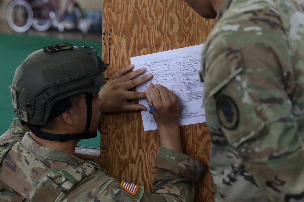 Task Force Oahu conducts combat life saver training and certification