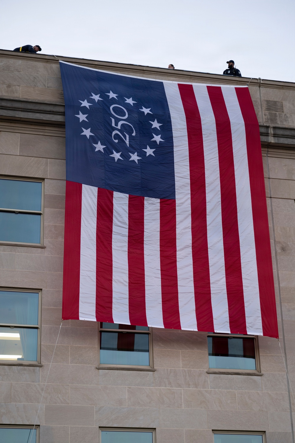 Betsy Ross 250 Flag - Armed Forces Day
