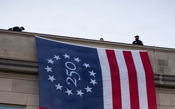 Betsy Ross 250 Flag - Armed Forces Day