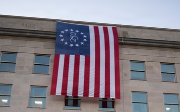 Betsy Ross 250 Flag - Armed Forces Day