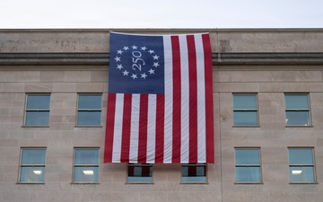 Betsy Ross 250 Flag - Armed Forces Day