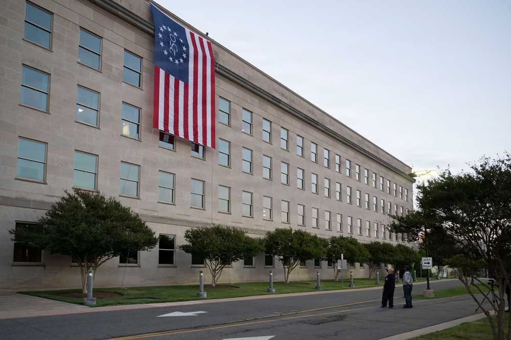 Betsy Ross 250 Flag - Armed Forces Day