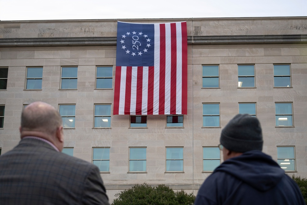 Betsy Ross 250 Flag - Armed Forces Day