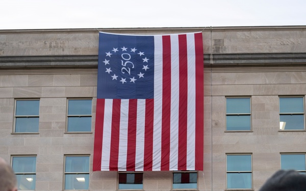 Betsy Ross 250 Flag - Armed Forces Day