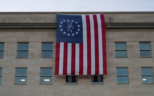 Betsy Ross 250 Flag - Armed Forces Day