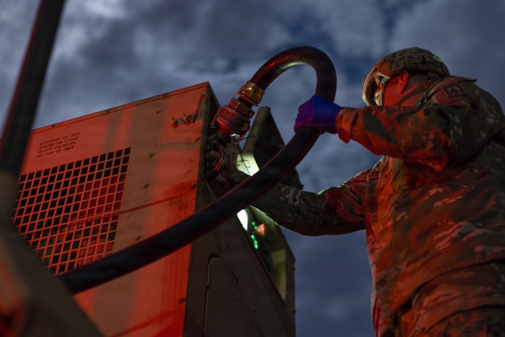 U.S. Army Soldiers Conduct Operations in the Middle East
