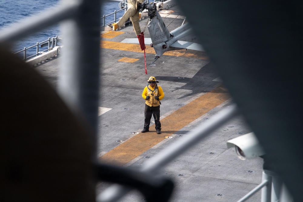 USS Boxer Conducts Flight Operations