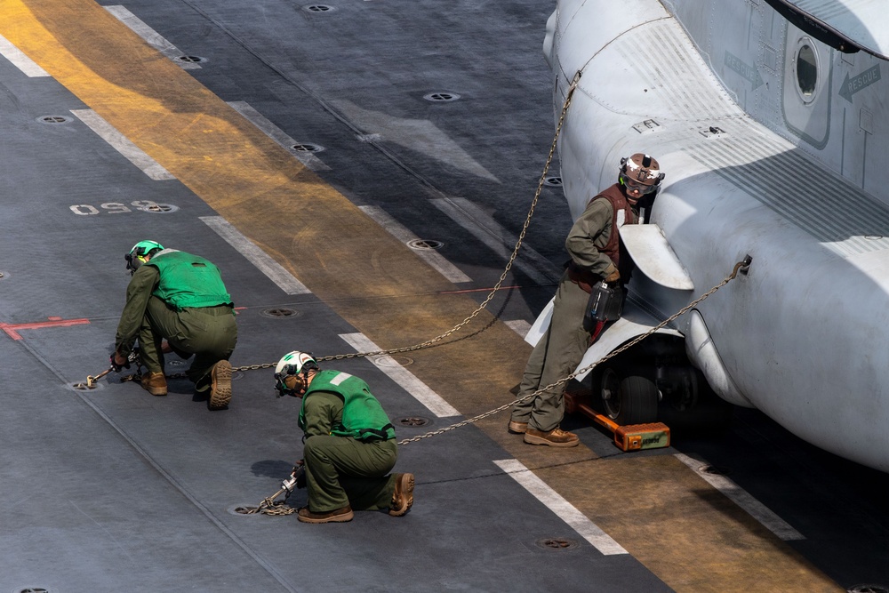 USS Boxer Conducts Flight Operations