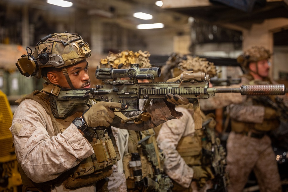 Boxer Marines Conduct Drills and Training