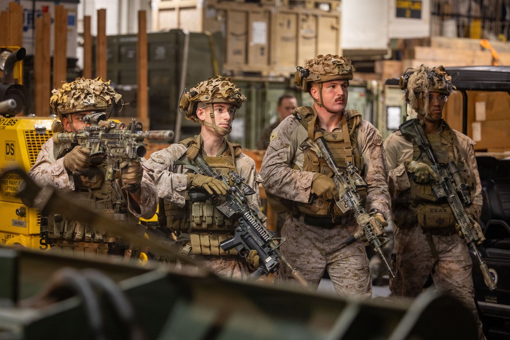 Boxer Marines Conduct Drills and Training