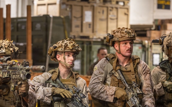 Boxer Marines Conduct Drills and Training