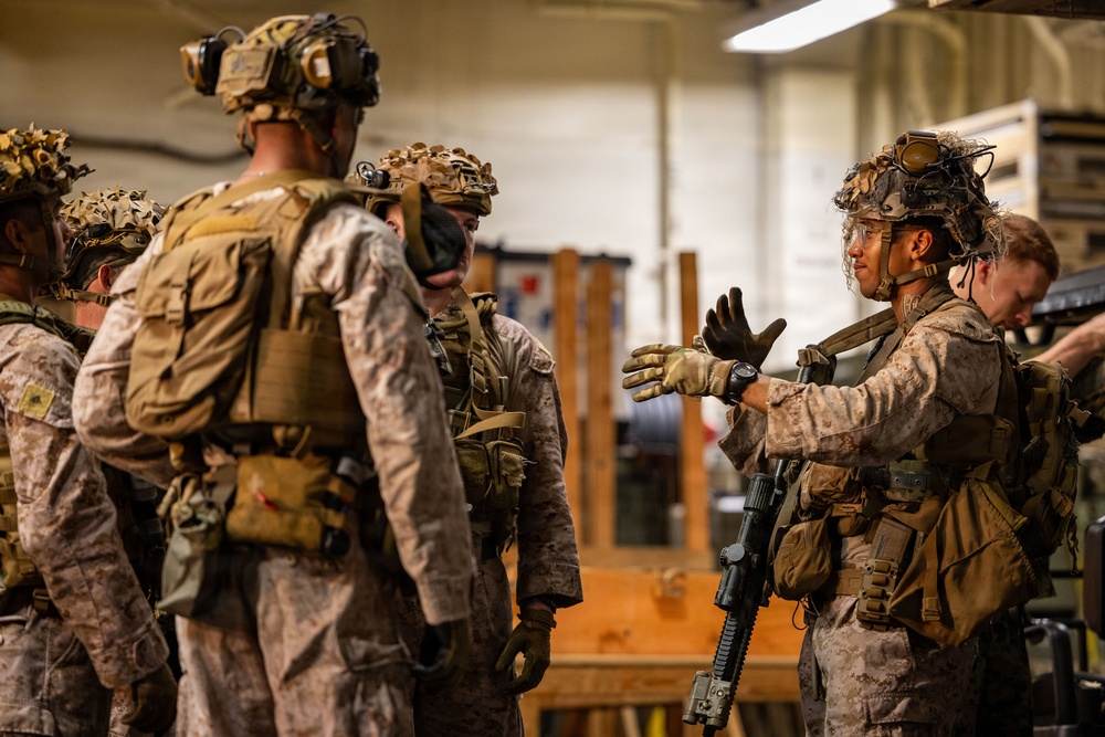 Boxer Marines Conduct Drills and Training