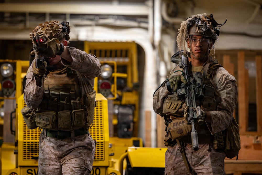 Boxer Marines Conduct Drills and Training