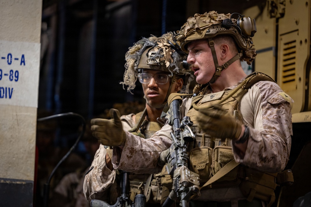Boxer Marines Conduct Drills and Training