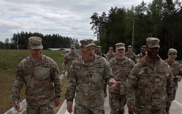 General Christopher T. Donahue visits Lithuania during Project Flytrap