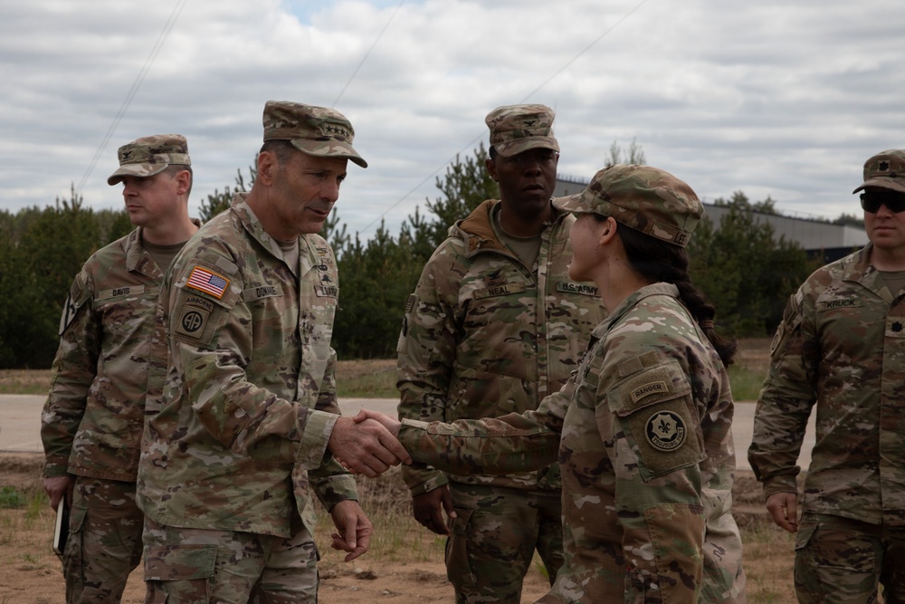 General Christopher T. Donahue visits Lithuania during Project Flytrap