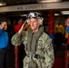 Rear Adm. Tom Shultz, commander, Task Force 76, visits USS Boxer