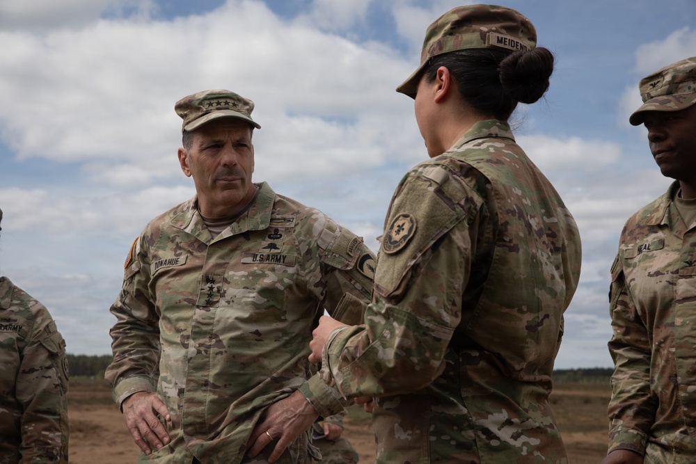 General Christopher T. Donahue visits Lithuania during Project Flytrap