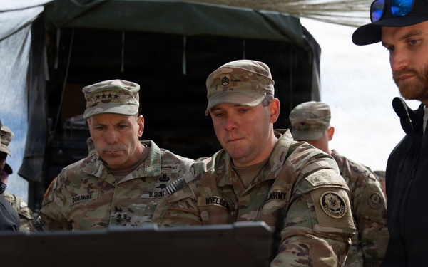 General Christopher T. Donahue visits Lithuania during Project Flytrap