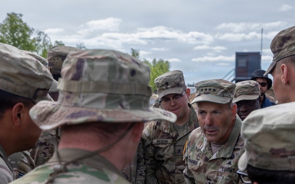 General Christopher T. Donahue visits Lithuania during Project Flytrap