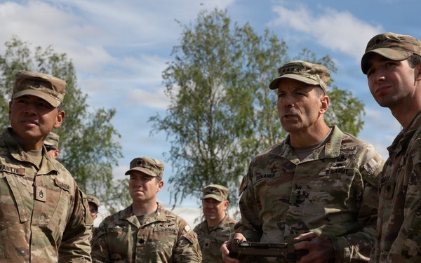 General Christopher T. Donahue visits Lithuania during Project Flytrap