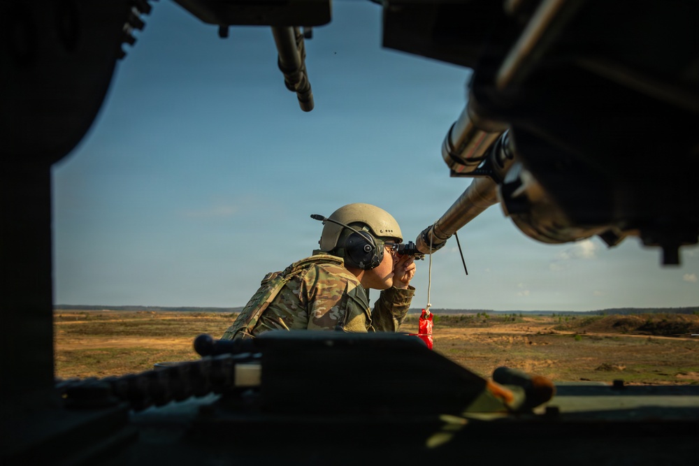 U.S. Army Soldiers conduct counter-unmanned aerial system live-fire testing during Project Flytrap