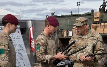 General Christopher T. Donahue visits Lithuania during Project Flytrap