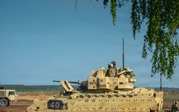 U.S. Army Soldiers conduct counter-unmanned aerial system live-fire testing during Project Flytrap