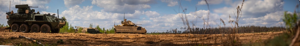 U.S. Army Soldiers conduct counter-unmanned aerial system live-fire testing during Project Flytrap