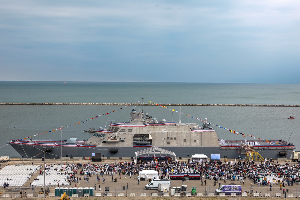 USS Cleveland (LCS 31) Commissions in Cleveland, Ohio