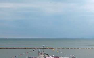 USS Cleveland (LCS 31) Commissions in Cleveland, Ohio