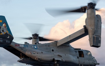 22nd MEU (SOC) | Flight Operations aboard USS Iwo Jima