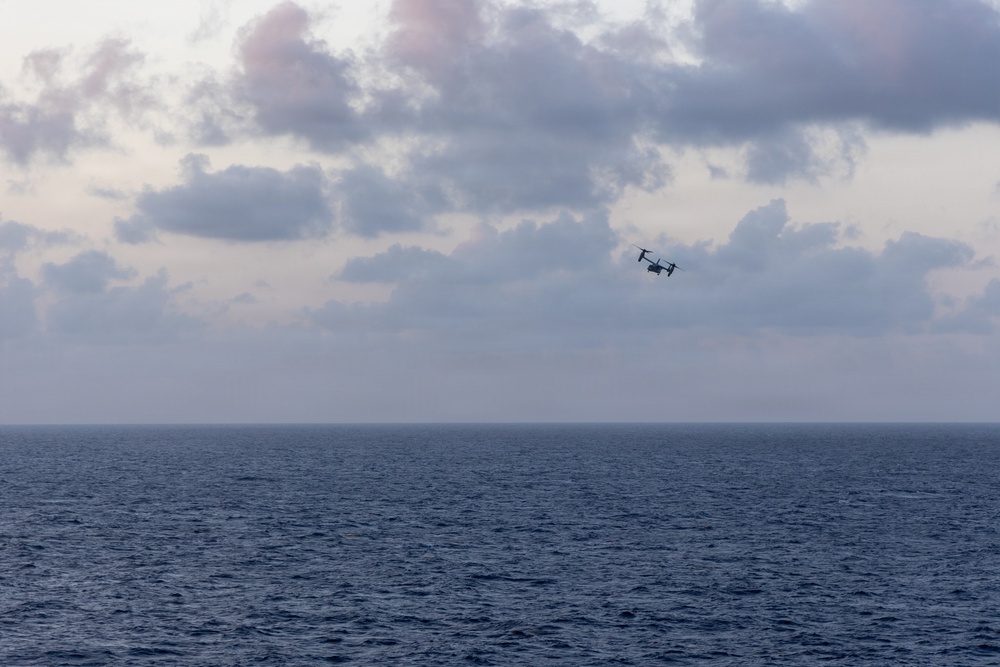22nd MEU (SOC) | Flight Operations aboard USS Iwo Jima