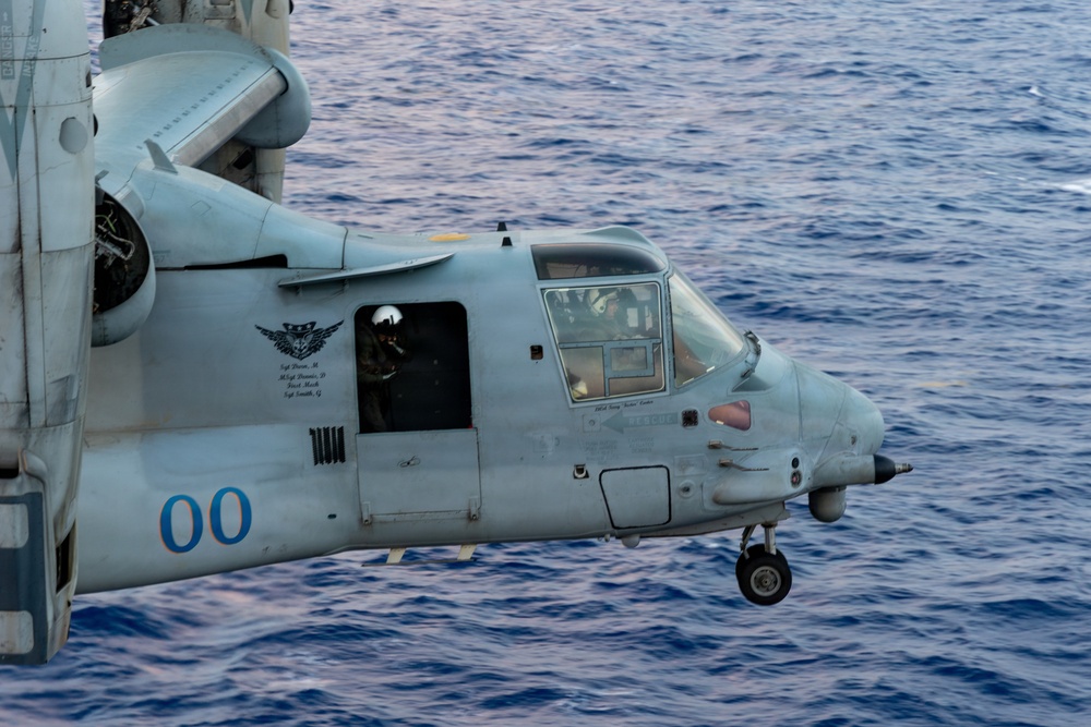 22nd MEU (SOC) | Flight Operations aboard USS Iwo Jima