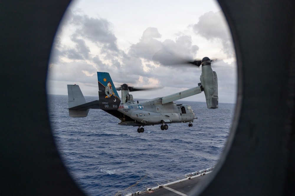22nd MEU (SOC) | Flight Operations aboard USS Iwo Jima