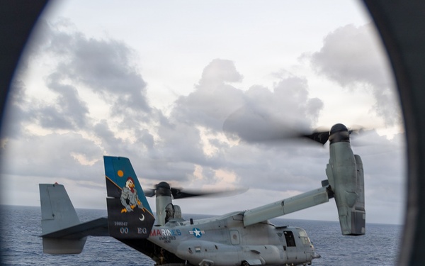 22nd MEU (SOC) | Flight Operations aboard USS Iwo Jima
